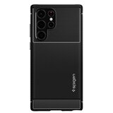 Etui SPIGEN RUGGED ARMOR ZA SAMSUNG GALAXY S22 ULTRA - MAT ČRNA | Shoptok.si