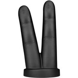 BUTTR Victory - dvostruki prst analni dildo (crni) | shoptok.hr