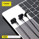 Foneng T30 SLUŠALICE SA MIKROFONOM CRNE | shoptok.hr