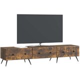 TV omarica Dimljen hrast 147 x 34,5 x 30 cm Inženirski les, (5000210605) | Shoptok.si