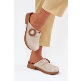 Inblu Women's Slippers With Buckle Beige | shoptok.hr