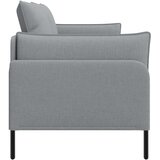 SOFA za dvije osobe Svjetlosiva 188 x 81 x 89 cm Tkanina Slike