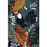 Fenzy Plus Size Kopalke S Potiskom, Zelene | Shoptok.si