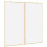  Bilten ploča Bijelo 80 x 80 x 1.4 cm Masivna borovina | shoptok.hr