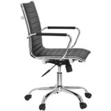 MID.YOU Vrtljiv Stol Vermona 10 Pu, Črna | Shoptok.si