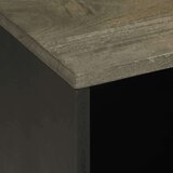 TV ormarić crni 80x33x46 cm od masivnog drva manga | shoptok.hr