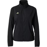 Adidas Sportska jakna 'Adizero Essentials' limeta / crna