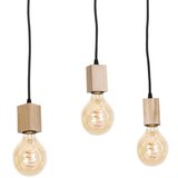  Luster na šipci JACK 3xE27/40W/230V prirodno drvo | Eponuda.com