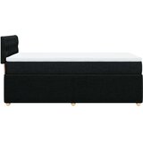  Krevet s oprugama i madracem crni 90x200 cm od tkanine | shoptok.hr