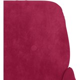  Klupa crvena boja vina 108 x 79 x 79 cm baršunasta | shoptok.hr