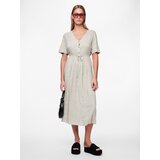 Pieces Obleka 'TALA' kaki / off-bela | Shoptok.si