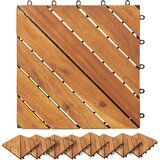  Pločice za decking 30 kom. Smeđa 30 x 30 cm Acacijsko drvo | shoptok.hr