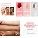 TIRTIR Mask Fit Aura Cushion Mini matirajoči tekoči puder v gobici odtenek 15C Fair Porcelain 4.5 g | Shoptok.si