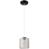  Zavesni luster ROSA na kablu 1xE27/60W/230V crna/siva | Eponuda.com