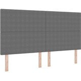  LED glava kreveta Svijetlo siva 180 cm Kordura tekstil | Eponuda.com