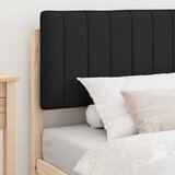  Krevetni okvir s tapiciranim uzglavljem Crna 100 x 200 cm | shoptok.hr