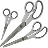 Westcott Škarje set easy grip 13cm, 20,1cm, 24,7cm sive 1/3 n-90030 00, (21323409) | Shoptok.si