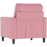  Fotelja ružičasta 60 cm baršunasta Ružičasti | Shoptok.si