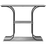  Konzolna stolica s policom Siva Sonoma 101 x 35 x 80,5 cm | shoptok.hr