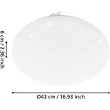 Eglo LED stropna svetilka Eglo Frania-S (33.5 W, 3000 K, toplo bele barve) | Shoptok.si
