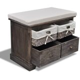 vidaXL Klop s prostorom za shranjevanje rjava 62x33x42 cm pavlovnija, (20955170) | Shoptok.si