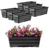 KADAX balkonski cvetlični lonec velik cvetlični lonec 40 cm paket rož 6 kosov stojalo za rože, (5000346002) | Shoptok.si