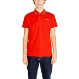 Aquascutum ACTIVE COTTON STRIPES POLO AA_SS23_PO002 Crvena