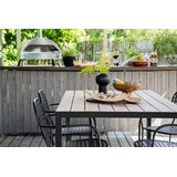 Venture Home Break pravokutni vrtni blagovaonski stol 150 &amp;times; 90 cm, tamnosivi Slike