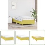 The Living Store Posteljni okvir zelen 80x200 cm blago - Posteljni Okvir, (21737222) | Shoptok.si
