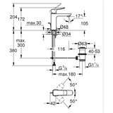 Grohe 1018322430 Dice armatura za umivalnik | Shoptok.si