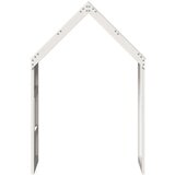 vidaXL Streha za otroško posteljo bela 60x99x139,5 cm trdna borovina | Shoptok.si