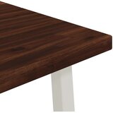  Kvadratni blagovaonski stol 160 x 70 x 75 cm Tamno smeđa | shoptok.hr