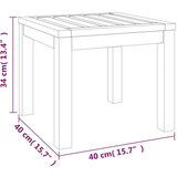  Vrtni stolci s jastucima 2 kom 40x40x42 cm od bagremovog drva | shoptok.hr