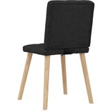 vidaXL Jedilni stoli 2 kosa črno blago | Shoptok.si