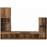 TV stenske enote z LED lučmi 4 pcs Star les Konstruiran les, (5000112998) | Shoptok.si
