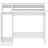  Radni stol s LED svjetlima bijeli 97x45x90 cm konstruirano drvo | shoptok.hr