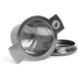  Cedilo za čaj Tea Master, s pokrovom/podstavkom - silver | Shoptok.si