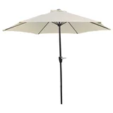 Aluminijumski suncobran 270 cm bež