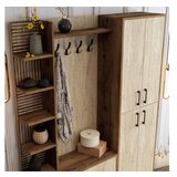 Hanah home cipelarnik sa čivilukom viyana da walnut travertine
