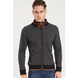 Dewberry 1021 MEN'S SWEATSHIRT-DIAGONAL ANTHRACITE Cene