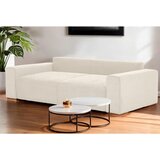 Livetastic ZOFA S POSTELJNO FUNKCIJO, krem barve tekstil | Shoptok.si