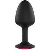 Dorcel Geisha Plug Ruby M - analni dildo od ružičastog kamena (crni) Cijene