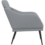  Fotelja svjetlosiva 63 x 76 x 80 cm od tkanine | Eponuda.com