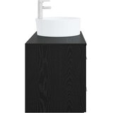  Set namještaja za kupaonicu 2 kom. Crni hrast Konstruirano drvo Crna 49,5 x 44,5 x 76 cm | Shoptok.si