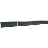  Povišena vrtna gredica pocinčani čelik 600x80x45 cm antracit | shoptok.hr