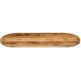Stolna Mizna plošča 110x40x3,8 cm ovalna trden robusten mangov les | Shoptok.si