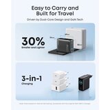 Anker Kućni punjač GaN 100W, Display, 2xUSB-C, 1xUSB-A,ActiveShield 4.0 , USB-C/USB-C kabel, Black, B121BG41 | shoptok.hr