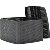  Bočni stol antracit 54 x 54 x 36,5 cm plastični | Eponuda.com
