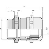  Kabelska uvodnica M12 mesing prirodne boje LappKabel SKINTOP MSR-M-XL 12X1,5 100 kom. Cijene