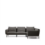 Kave Home Temno siv vrtni modularni kavč 292 cm Sorells &amp;ndash; Slike
